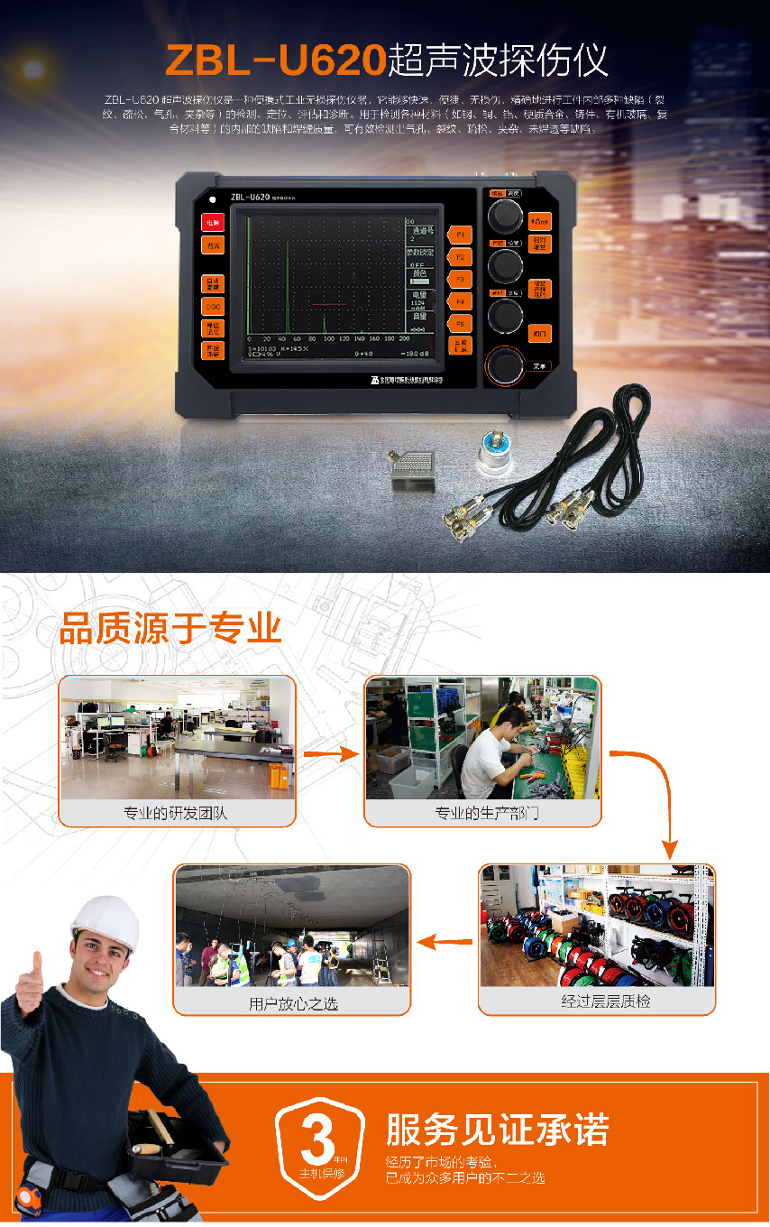 北京智博联ZBL-U620超声波探伤仪